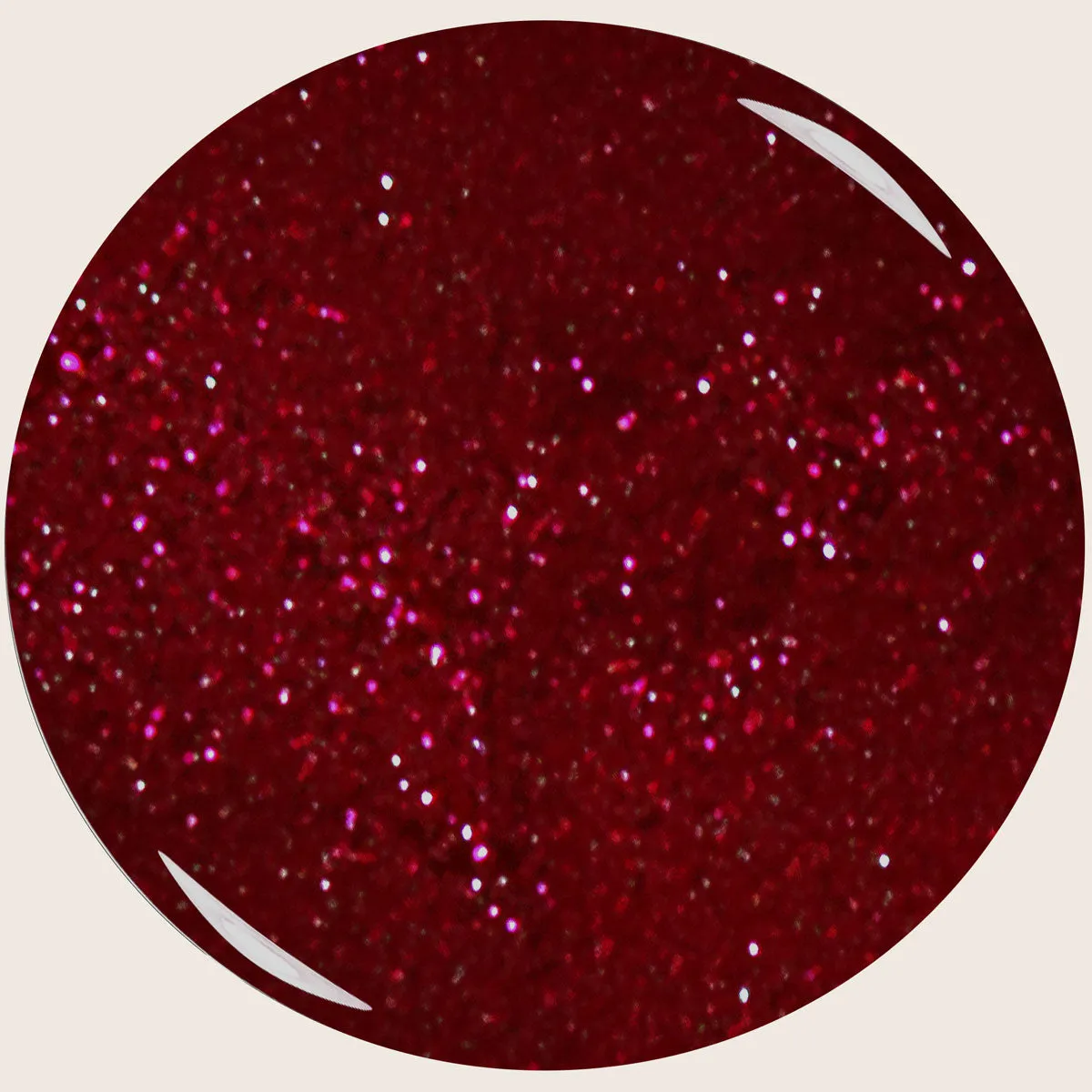 Emmi-Nail Winter Dream F361 farvegel 5 ml vinrød glitter