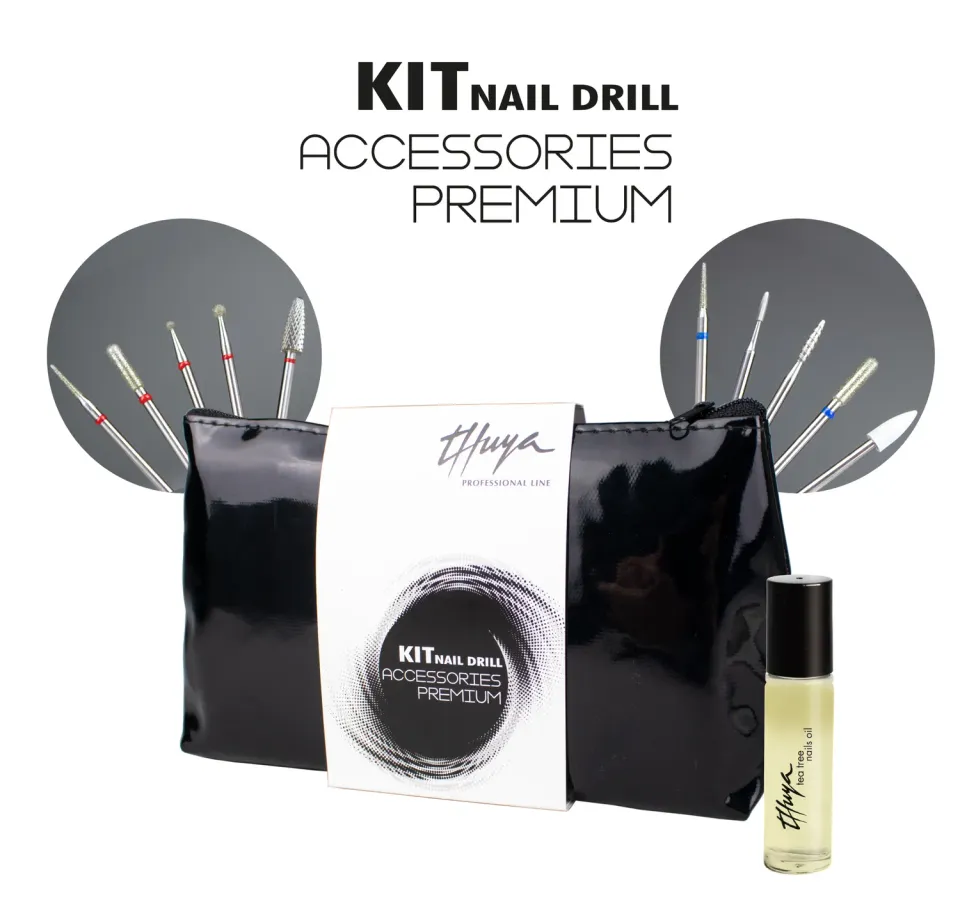 Evolution Gel Premium neglefræser tilbehørssæt bits
