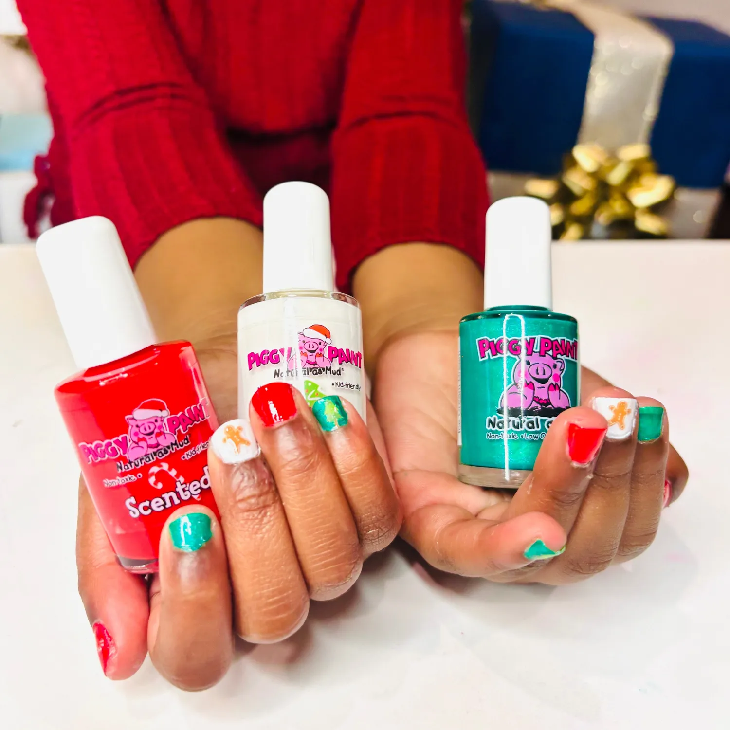 Piggy Paint Jingle Nail Rock neglelaksæt 6 dele duftende