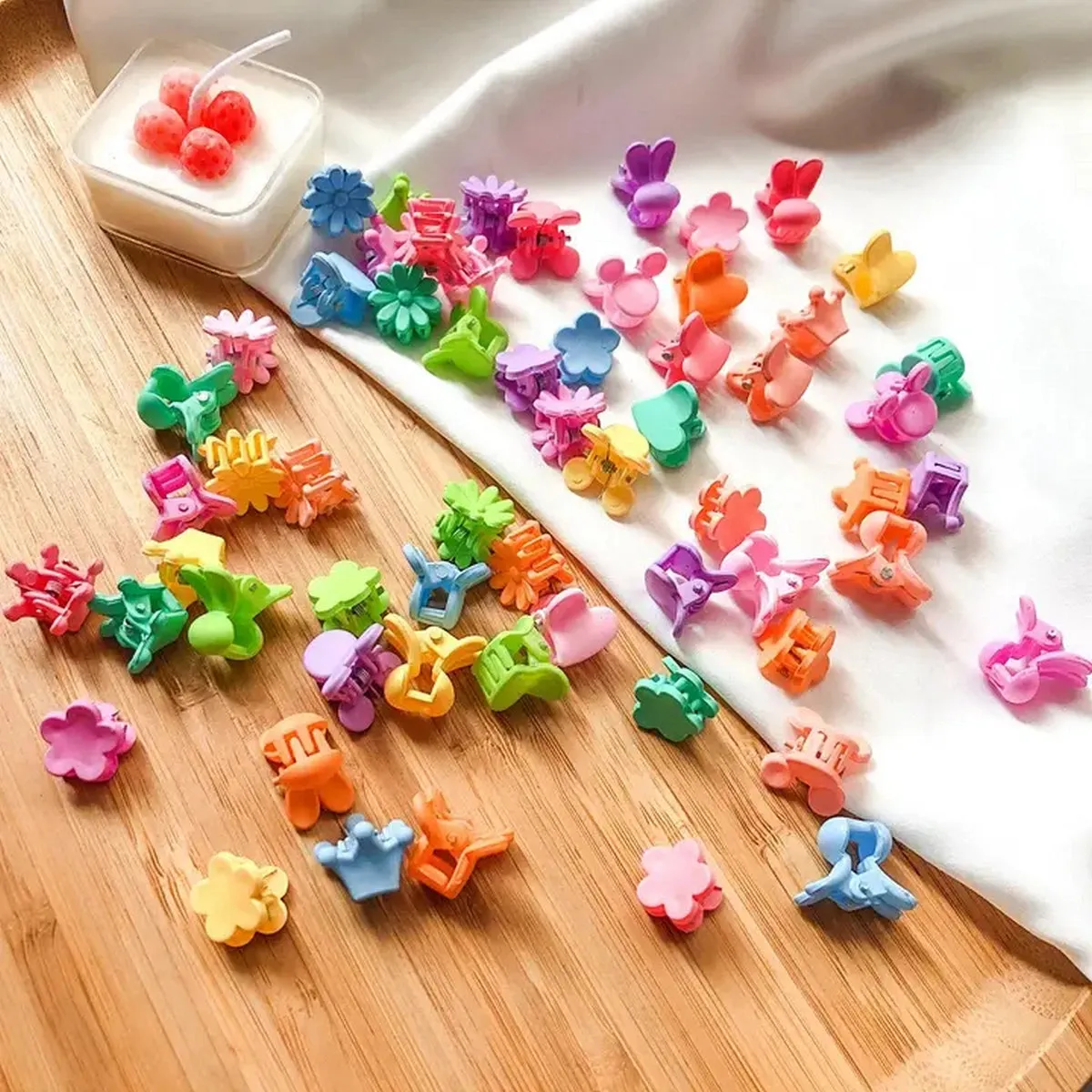 Piggy Paint Colorful Mini Flower hårklemmer 10 stk blomst