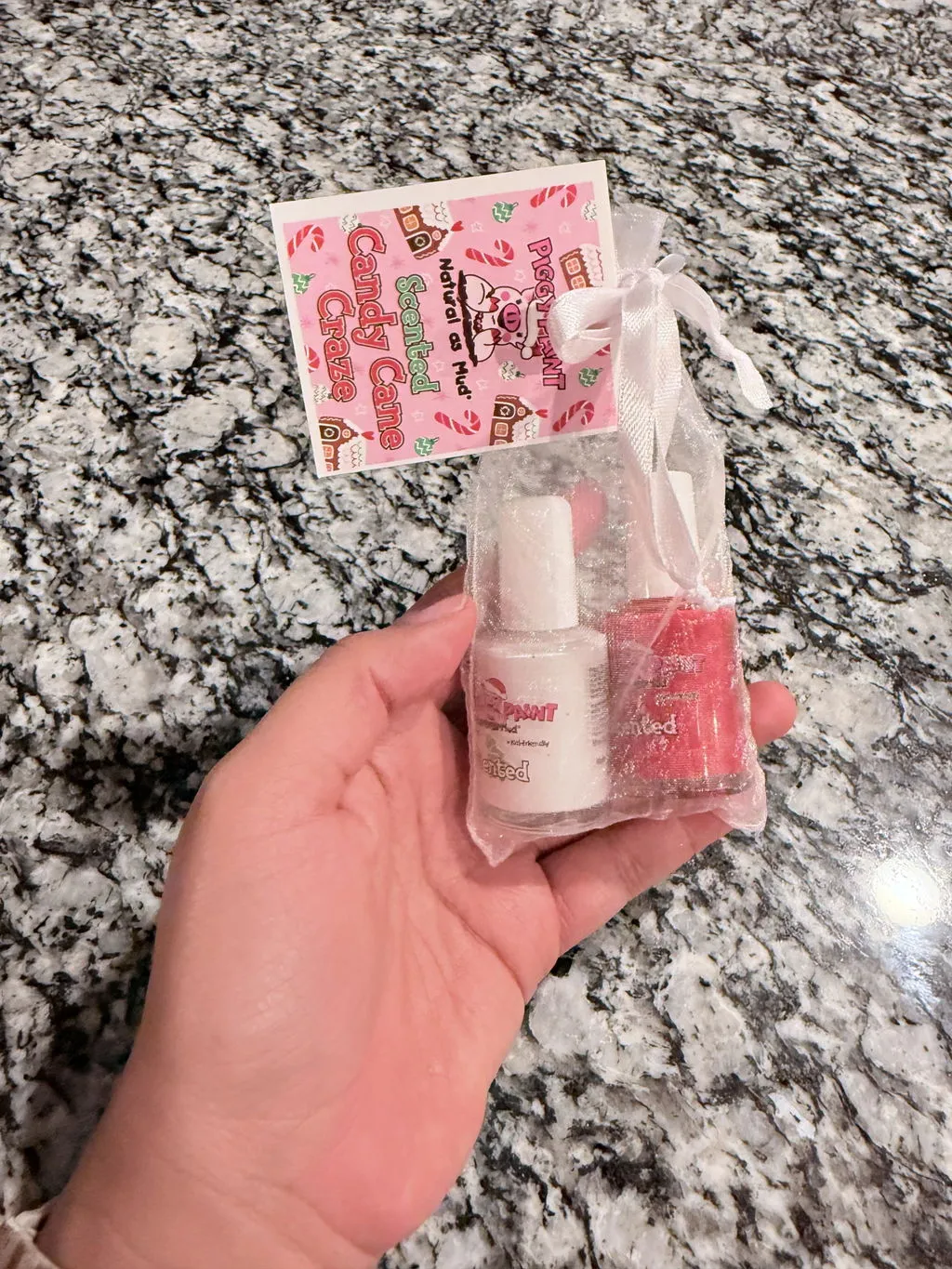 Piggy Paint Scented Candy Cane Craze Gift Set neglelak 2-pak til børn