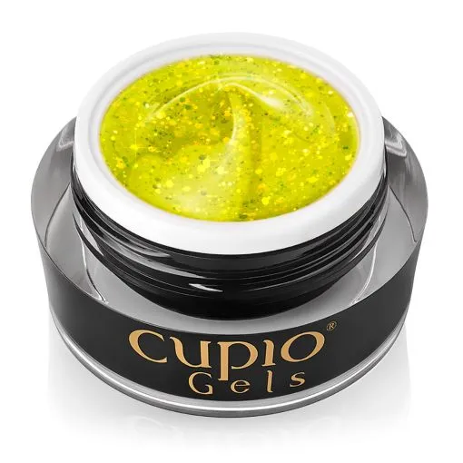 Cupio Nordic Glitter Neon Builder Gel 15 ml selvudjævnende