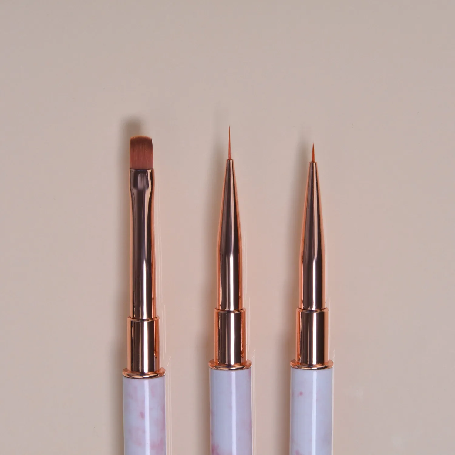 Le Mini Macaron Les Brushes nail art pensler 3 stk
