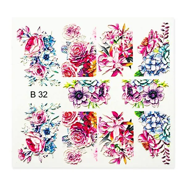 Cupio Nordic 3D negletatovering B32 nail art