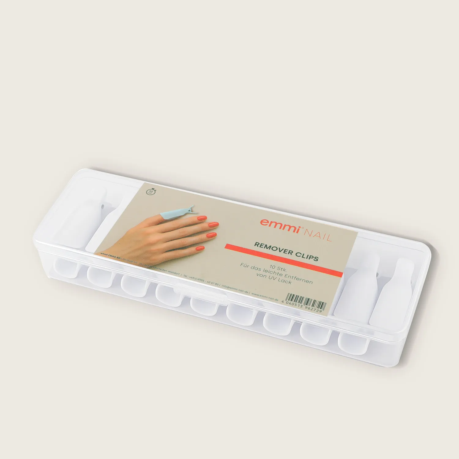 Emmi-Nail Remover Clips 10 stk til UV-lak