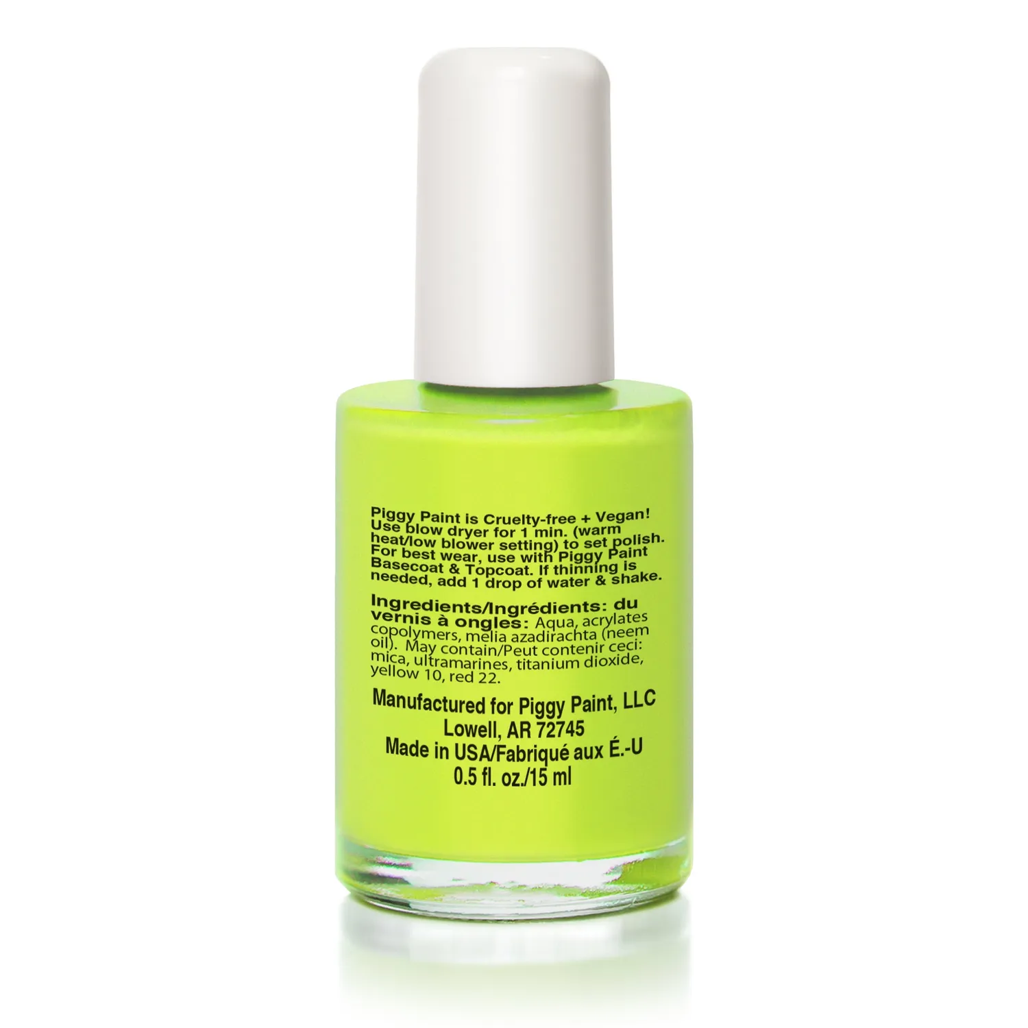 Piggy Paint Lime Time neglelak 15 ml neongrøn