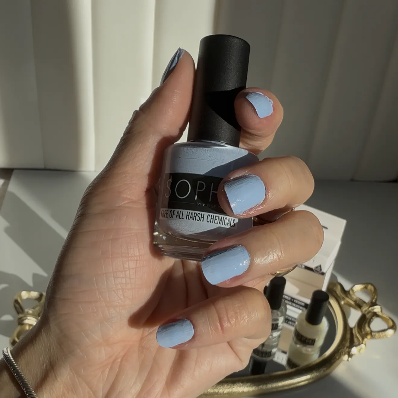 Piggy Paint SOPHi On Cloud 9 neglelak lyseblå 15 ml vegansk