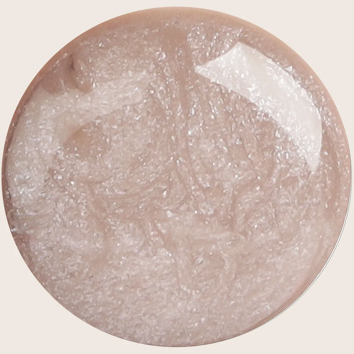Emmi-Nail Nude Glimmer F019 farvegel 5 ml beige glitter