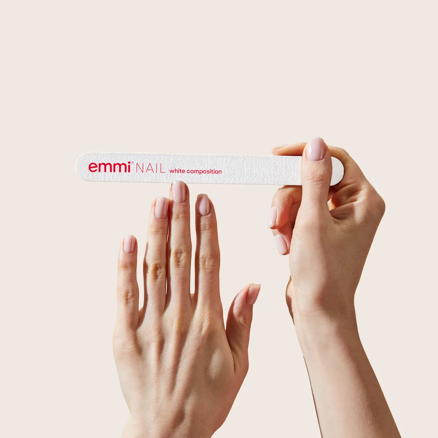 Emmi-Nail Profi-Feile white composition neglefil 100/100 50 stk