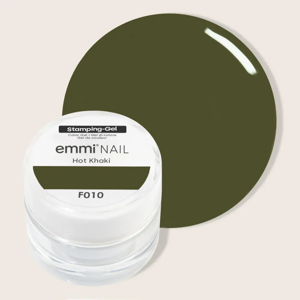 Emmi-Nail Hot Khaki F010 farvegel 5ml vegansk grøn