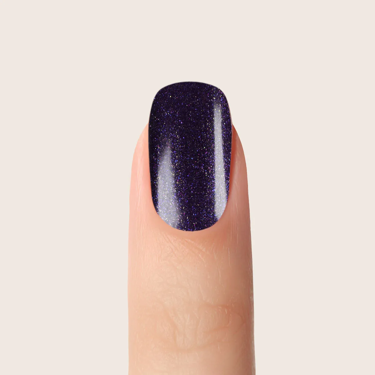 Emmi-Nail Twinkle Blue F306 farvegel 5ml mørkeblå glitter