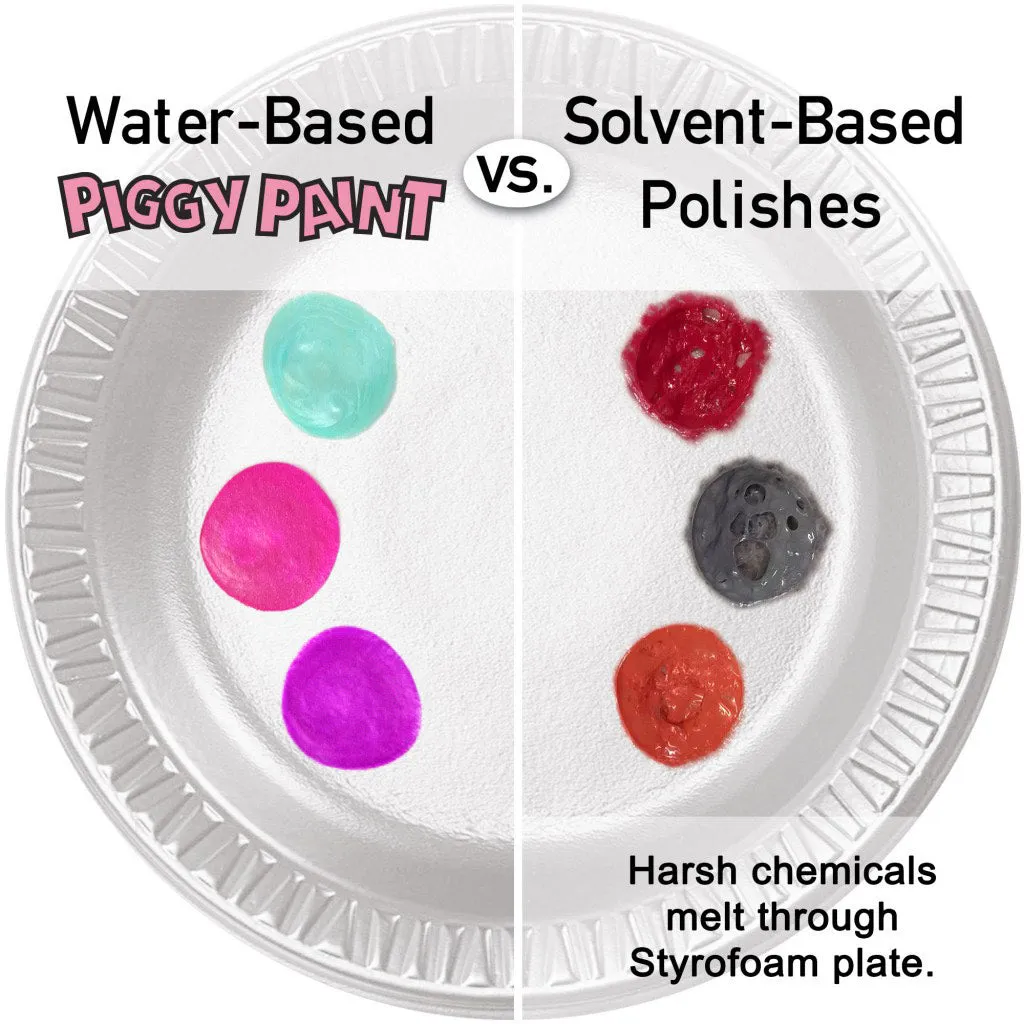 Piggy Paint Party Favors neglelak 6 sæt LOL mini