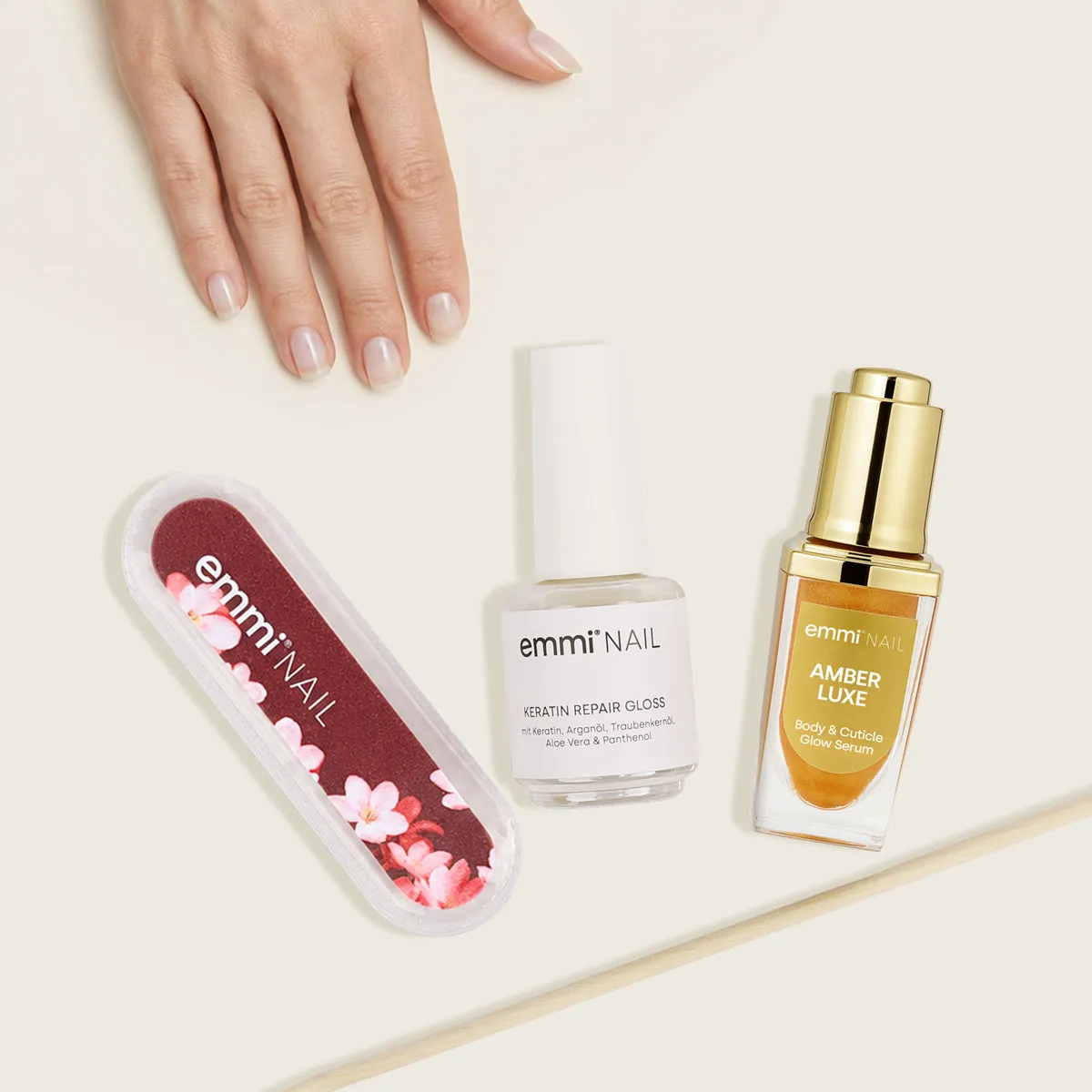 Emmi-Nail Glow & Care Nail Set negleplejesæt