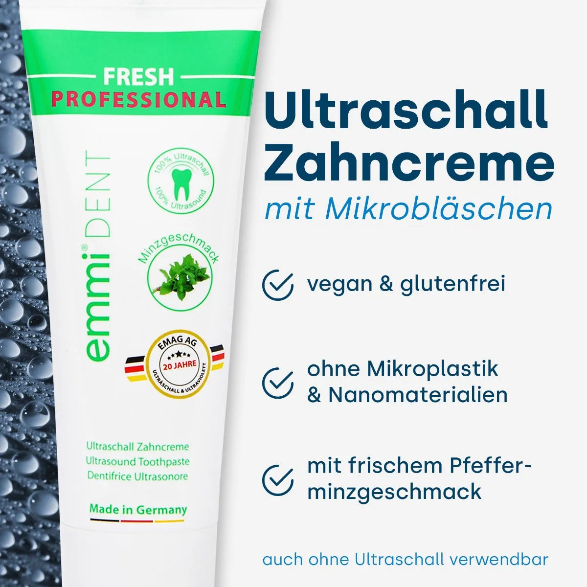 Emmi-dent Ultraschall tandpasta