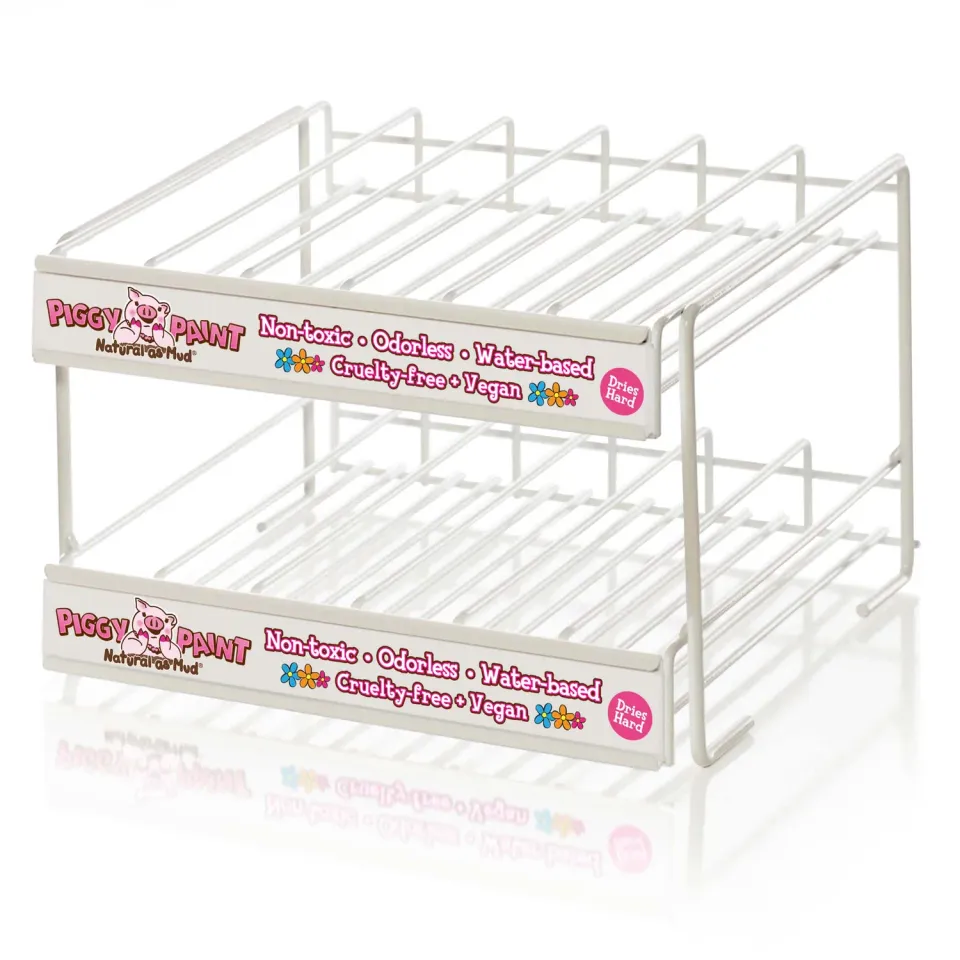 Piggy Paint 2 Tier Display stativ til 84 neglelakker