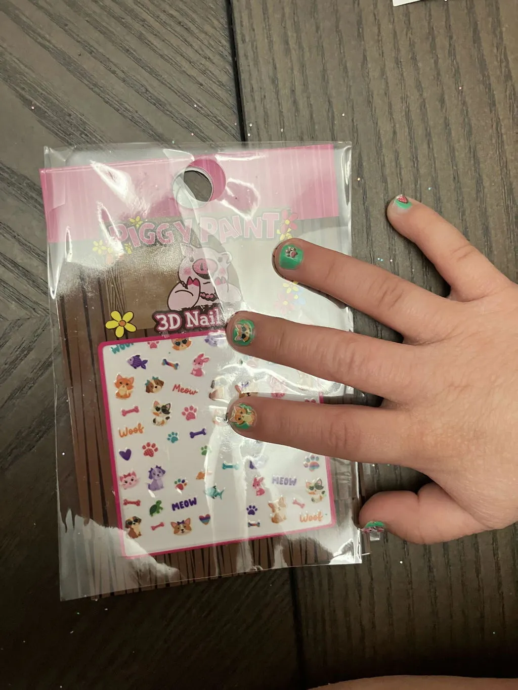 Piggy Paint Playful Pets Nail Art Klistermærker