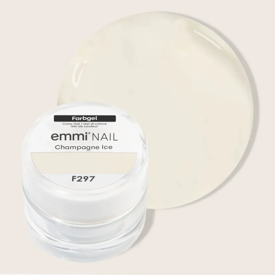 Emmi-Nail Champagne Ice F297 farvegel 5 ml vaniljehvid