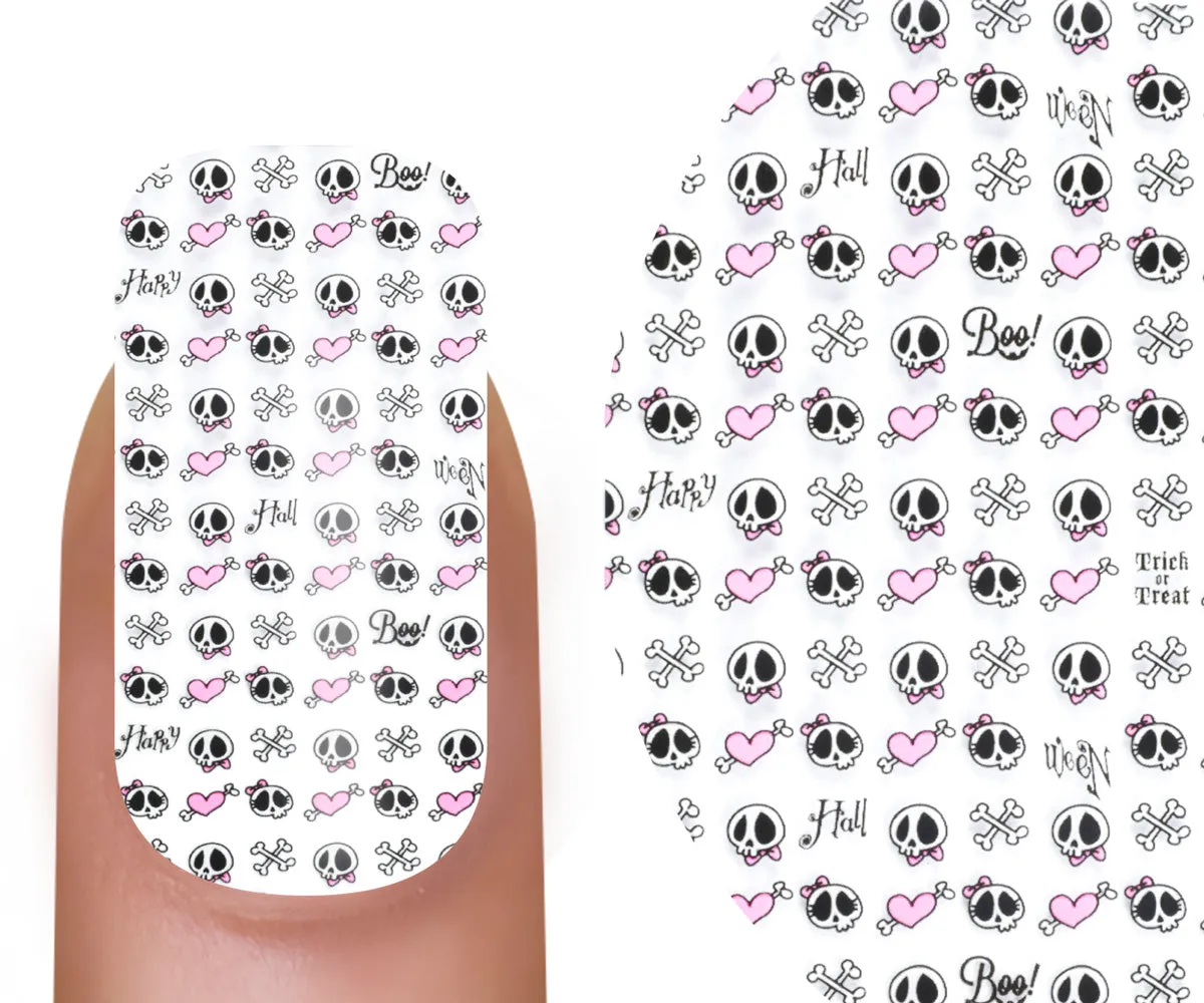 Emmi-Nail Transferfolie Halloween neglefolie med glimmer