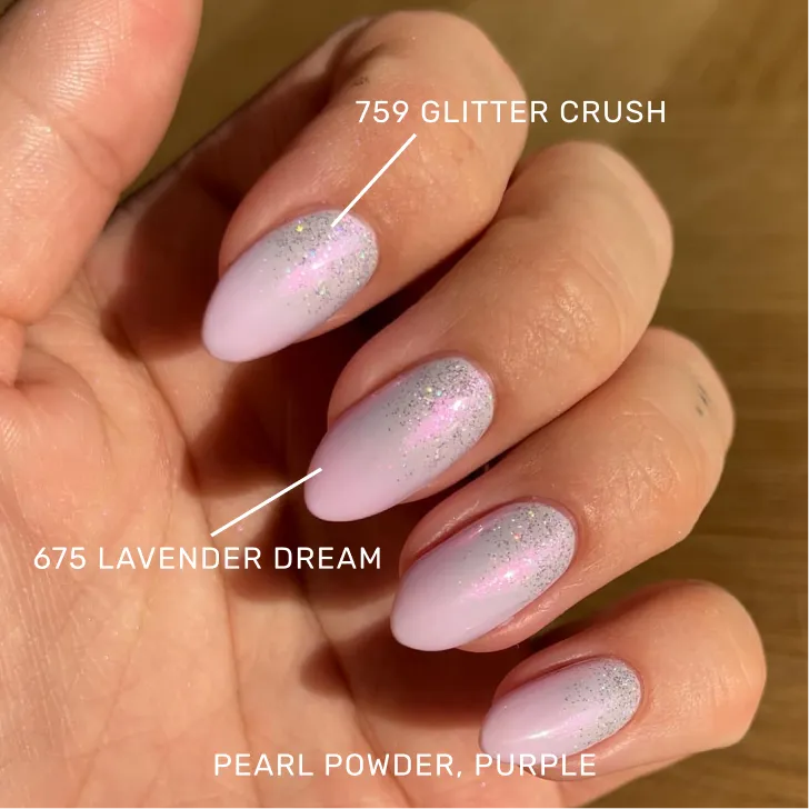 The Gel Collection Pearl Powder perlepudder 4 stk glazed effekt