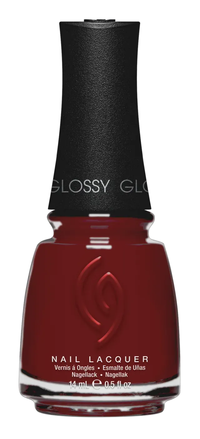 China Glaze Moonlit Merlot neglelak 21-free 6 dage