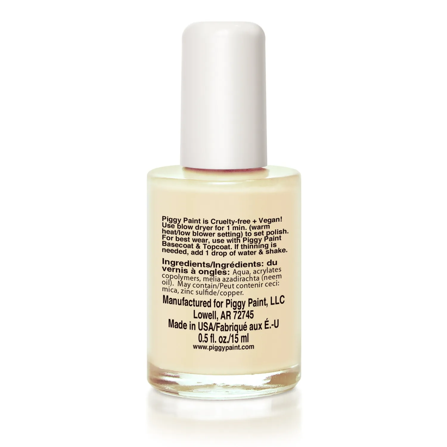Piggy Paint Radioactive klar neglelak 15 ml selvlysende
