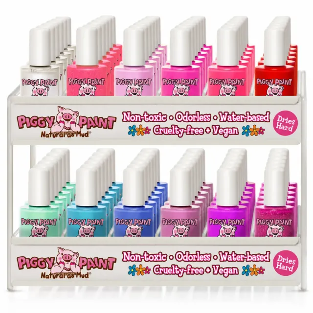Piggy Paint 2 Tier Display 72 neglelakker engrossæt
