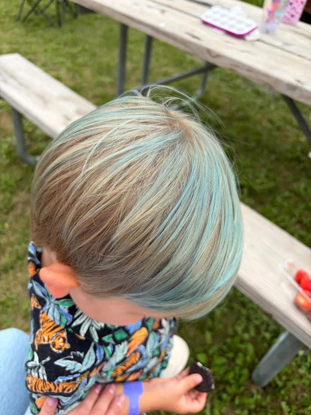 Piggy Paint Rainbow Hair Color hårfarve 4-pak balsam