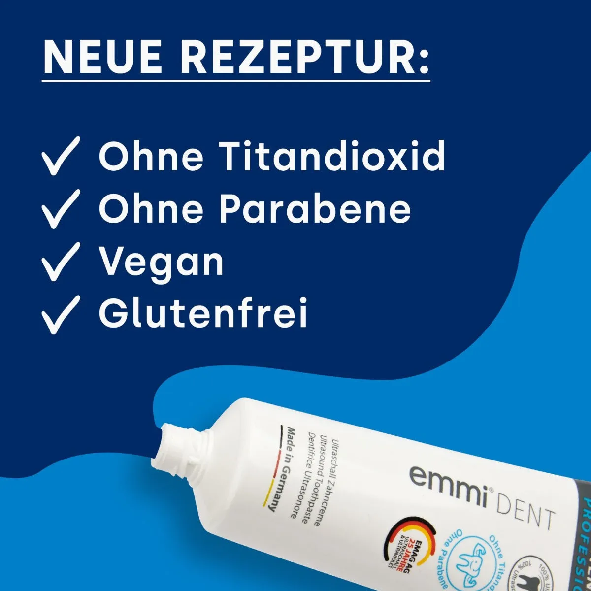 emmi-dent Whitening ultralydstandpasta 75 ml hvid