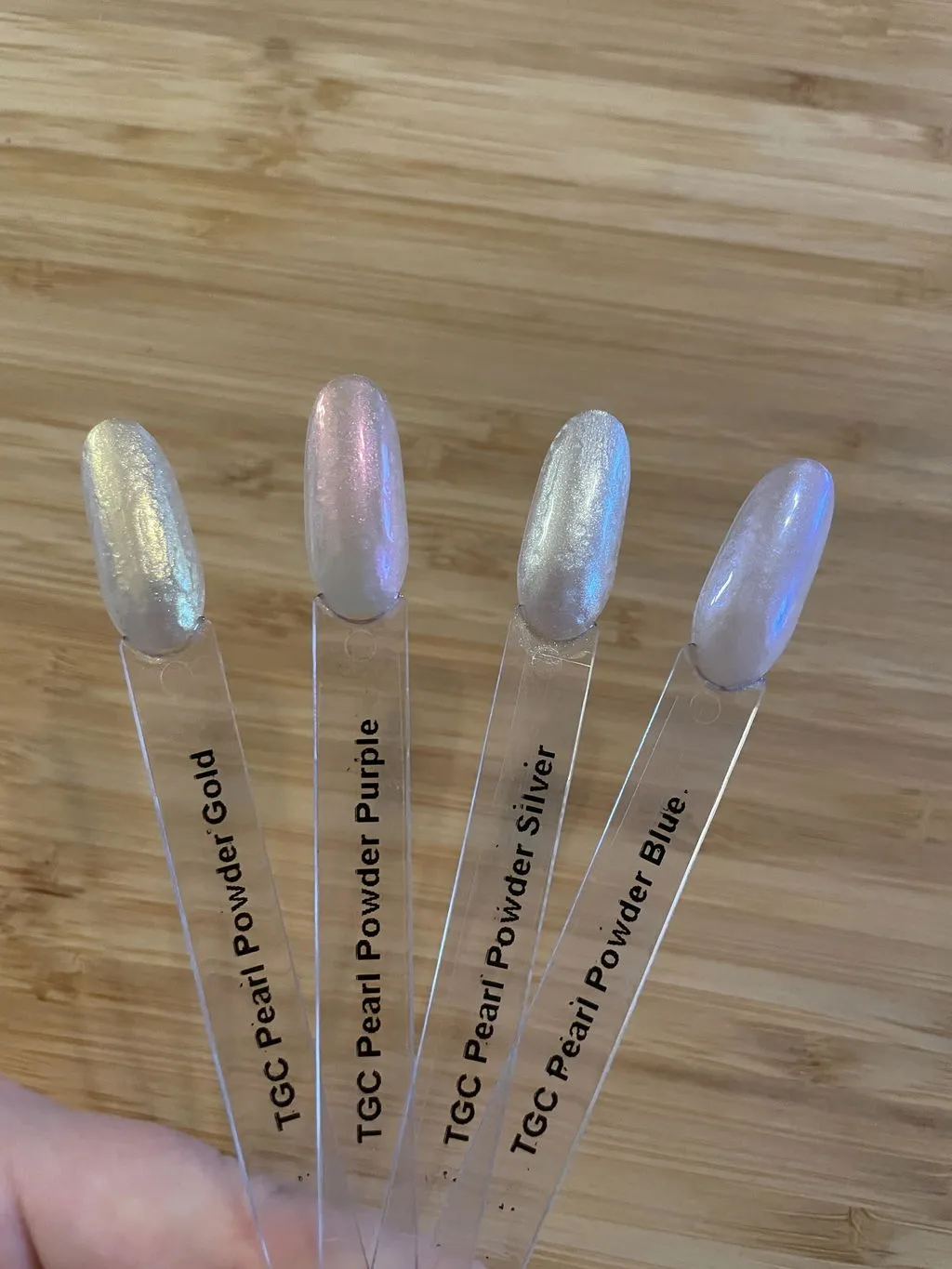 The Gel Collection Pearl Powder perlepudder 4 stk glazed effekt