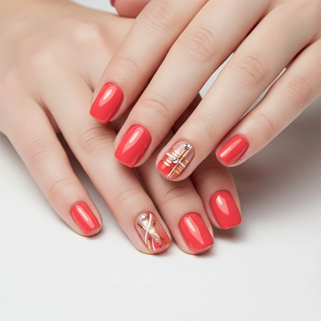 Emmi-Nail Shellac Coral Red L577 UV-lak 15ml