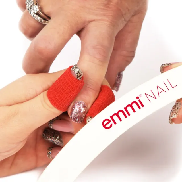Emmi-Nail Feilschutzband rød 4,5 m beskyttelsestape