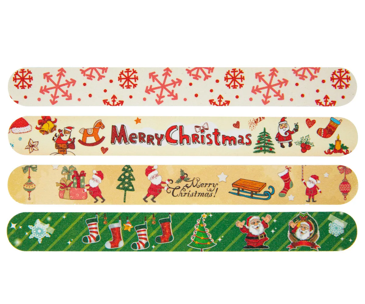 Emmi-Nail Feilen 4er-Set Weihnachten neglefile 180/180