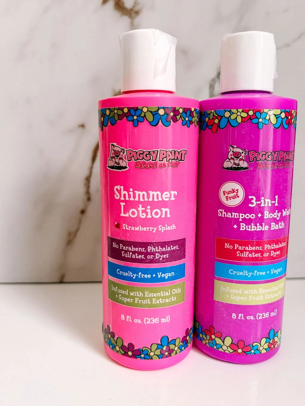 Piggy Paint Bath Besties badesæt 3 dele børnevenlig