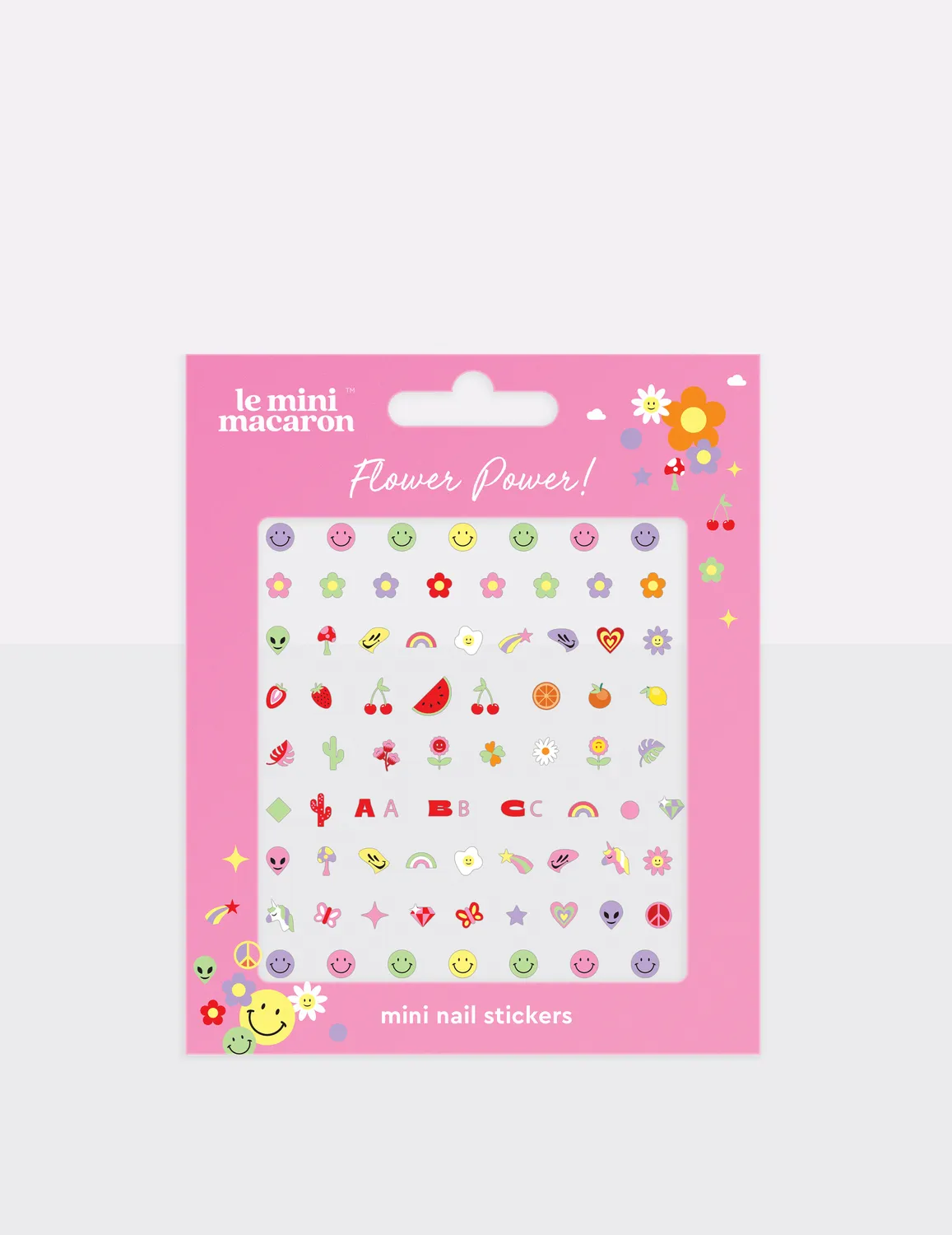 Le Mini Macaron Mini Nail Stickers negleklistermærker 1 ark