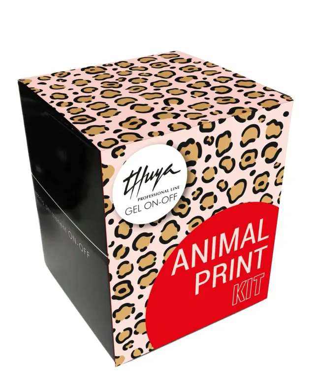 Evolution Gel Animal Print On-Off gel neglesæt 5 dele