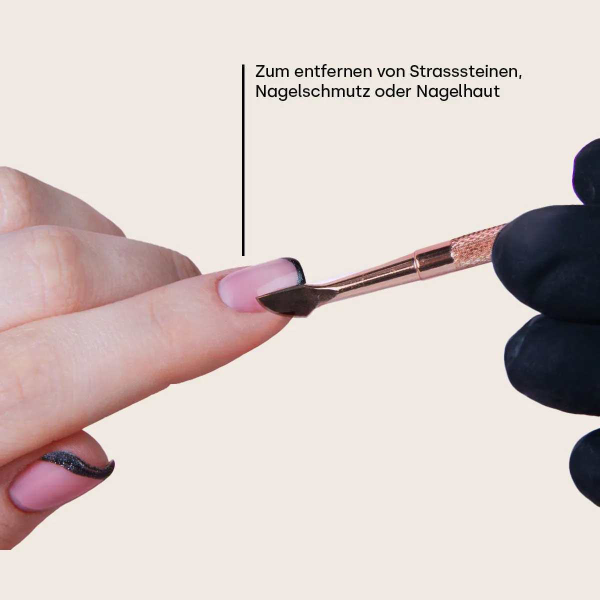 Emmi-Nail Gelnagel-Entferner Tool negleværktøj rosé-gold rustfrit stål