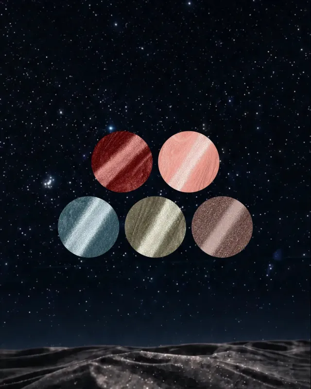 The Gel Collection Midnight Bundle Cat Eye gellak 5-pak mørk