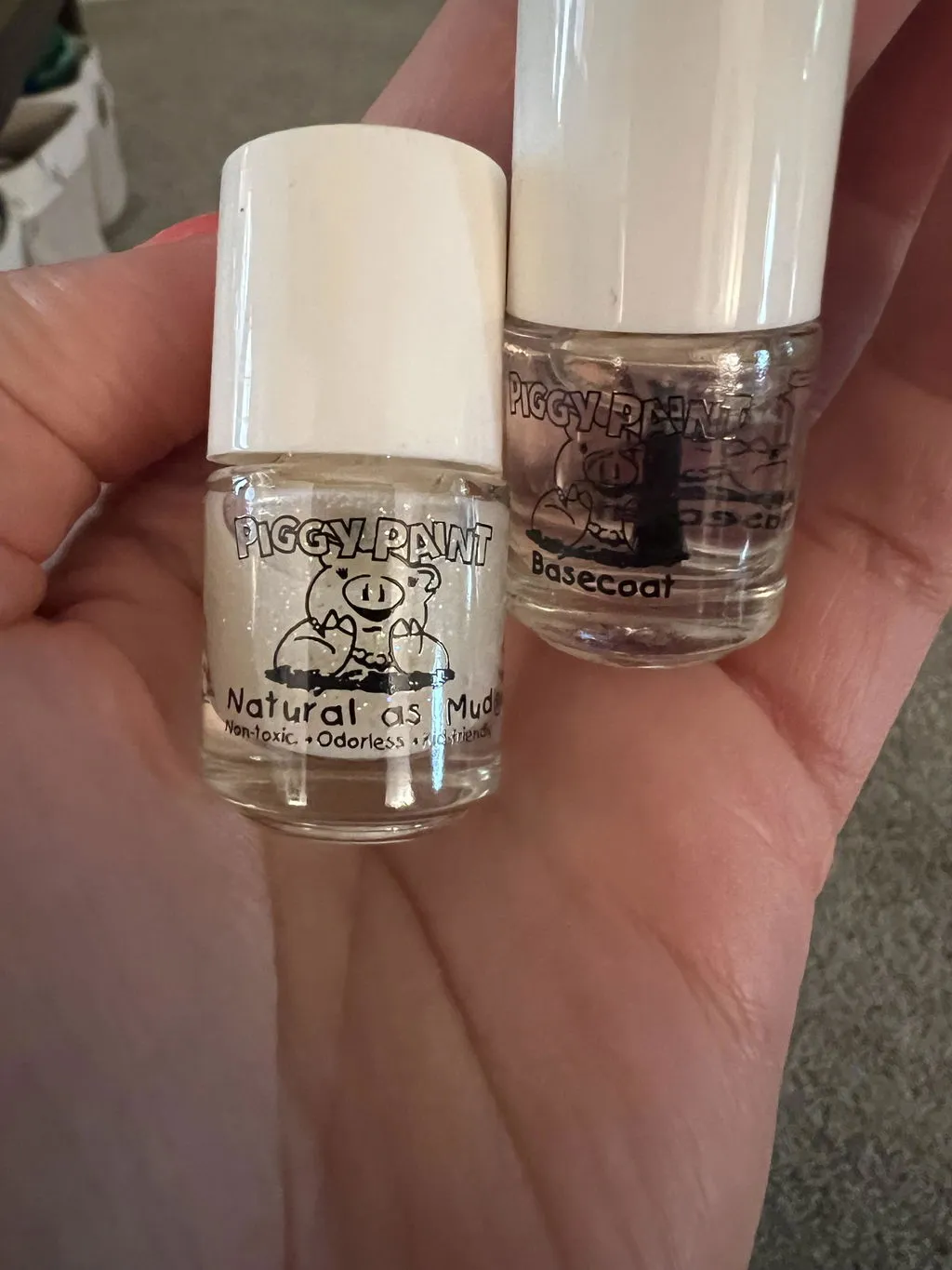 Piggy Paint Make It Last Gift Set neglelaksæt med basecoat og topcoat