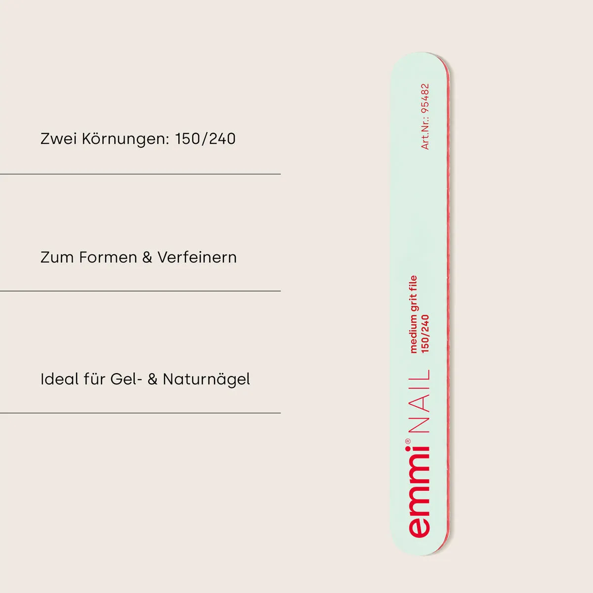 Emmi-Nail Profi-Feile 150/240 neglefil 50 stk